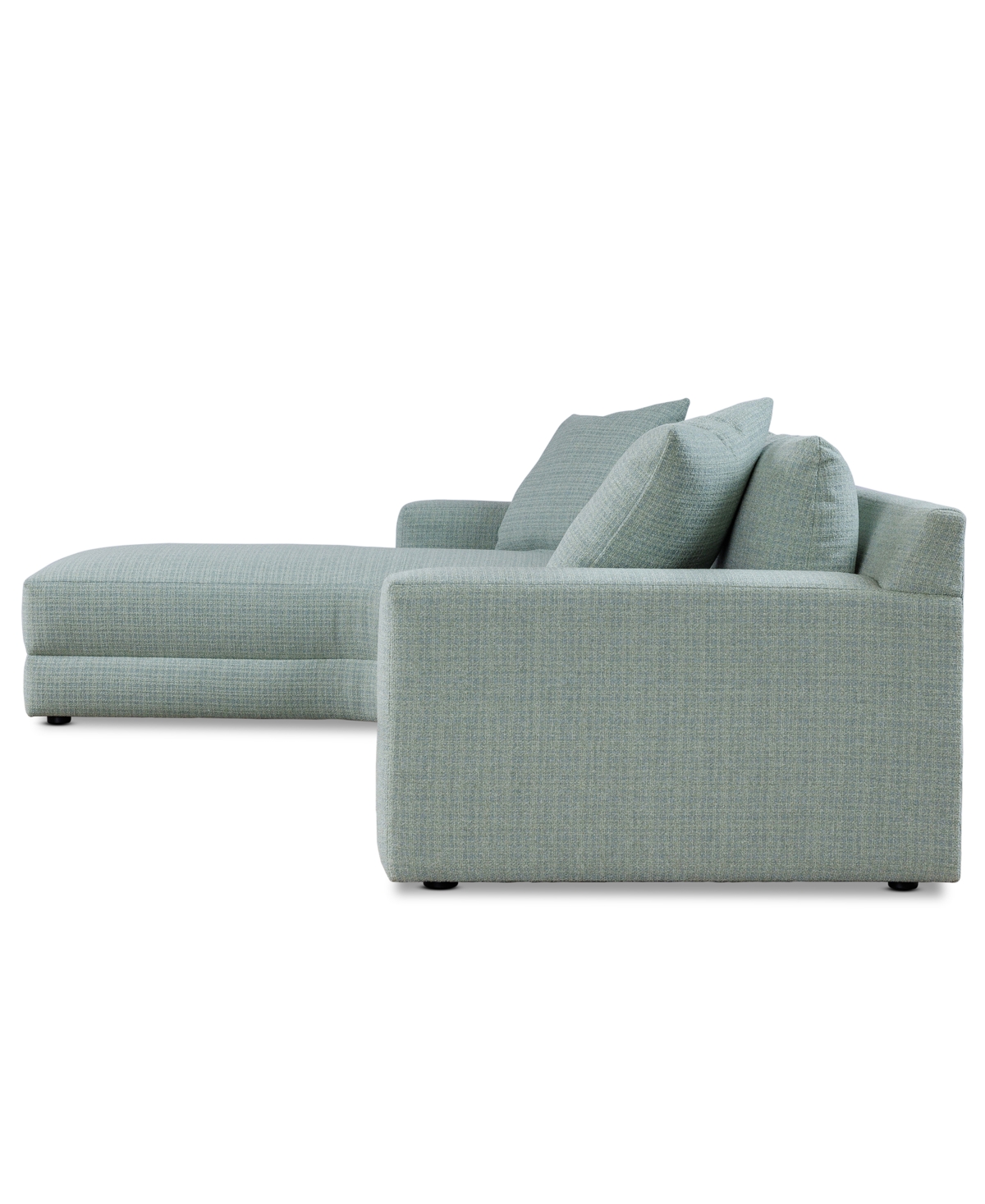 Macy's Mayela 3-pc. Fabric Chaise Sectional, Exclusively At
