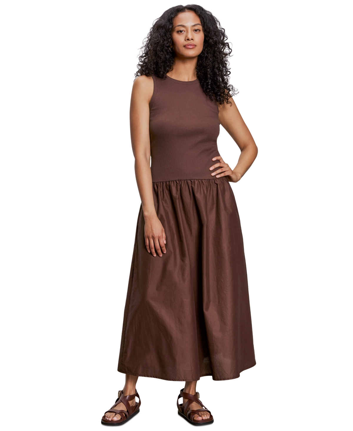 Sanctuary Take Me Away Sleeveless Tank Maxi Dress