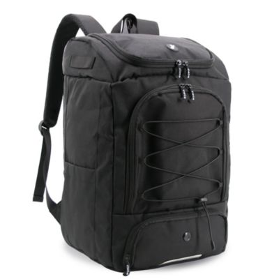 Athlete Backpack with Shoe Compartment Bat Holders and Night Visibility