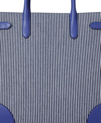 Полосатая холщовая сумка Devyn от Lauren Ralph Lauren