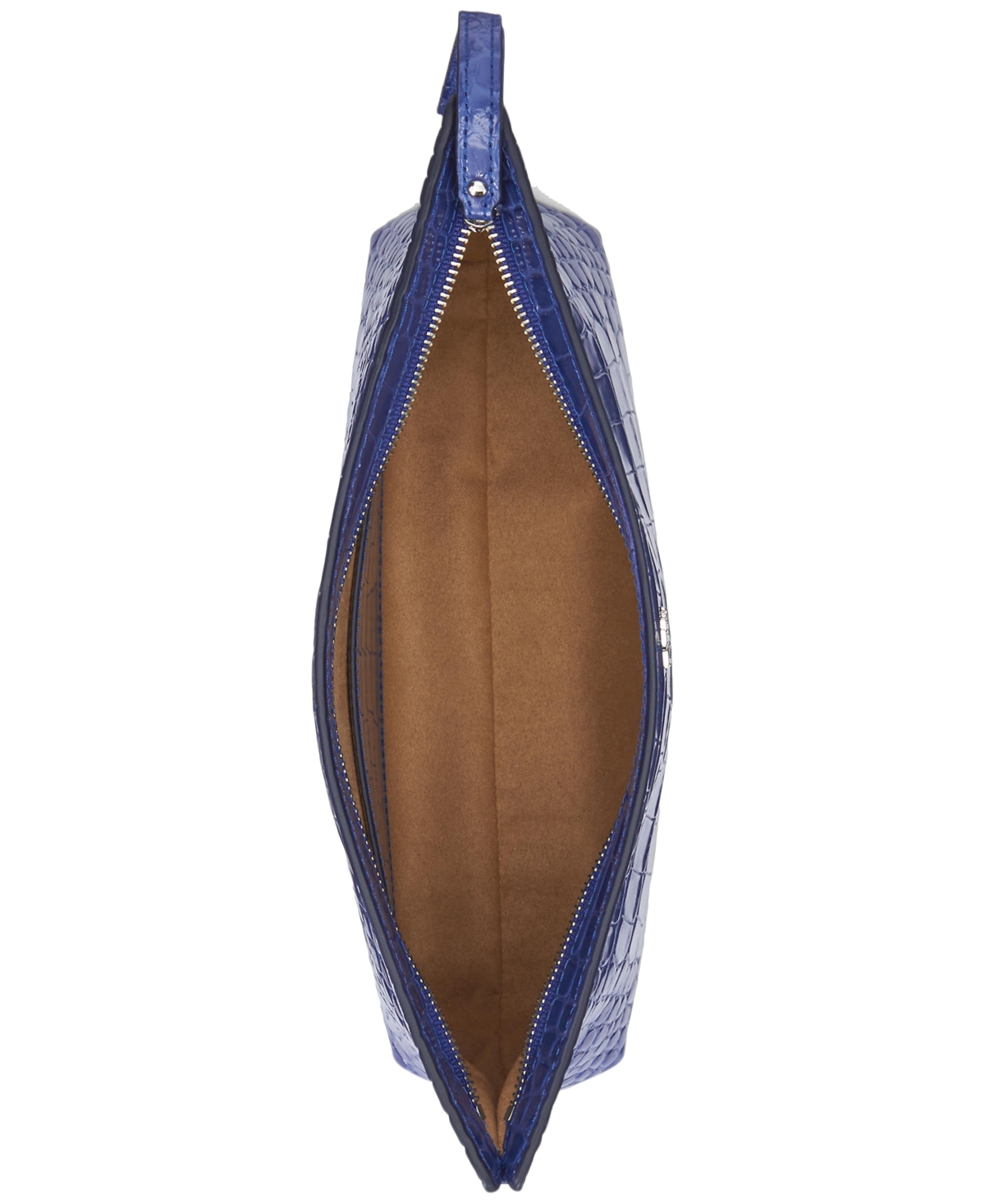 Ralph Lauren Crocodile-embossed Leather Large Pouch