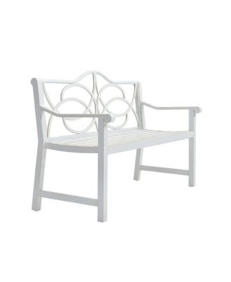 Accommodates 2-3 People Outdoor Garden Patio Bench,Iron Metal Steel Frame Park Bench with Backrest and Armrest