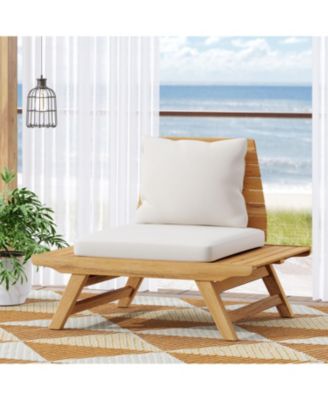 Outdoor  Acacia Wood  Club Chair