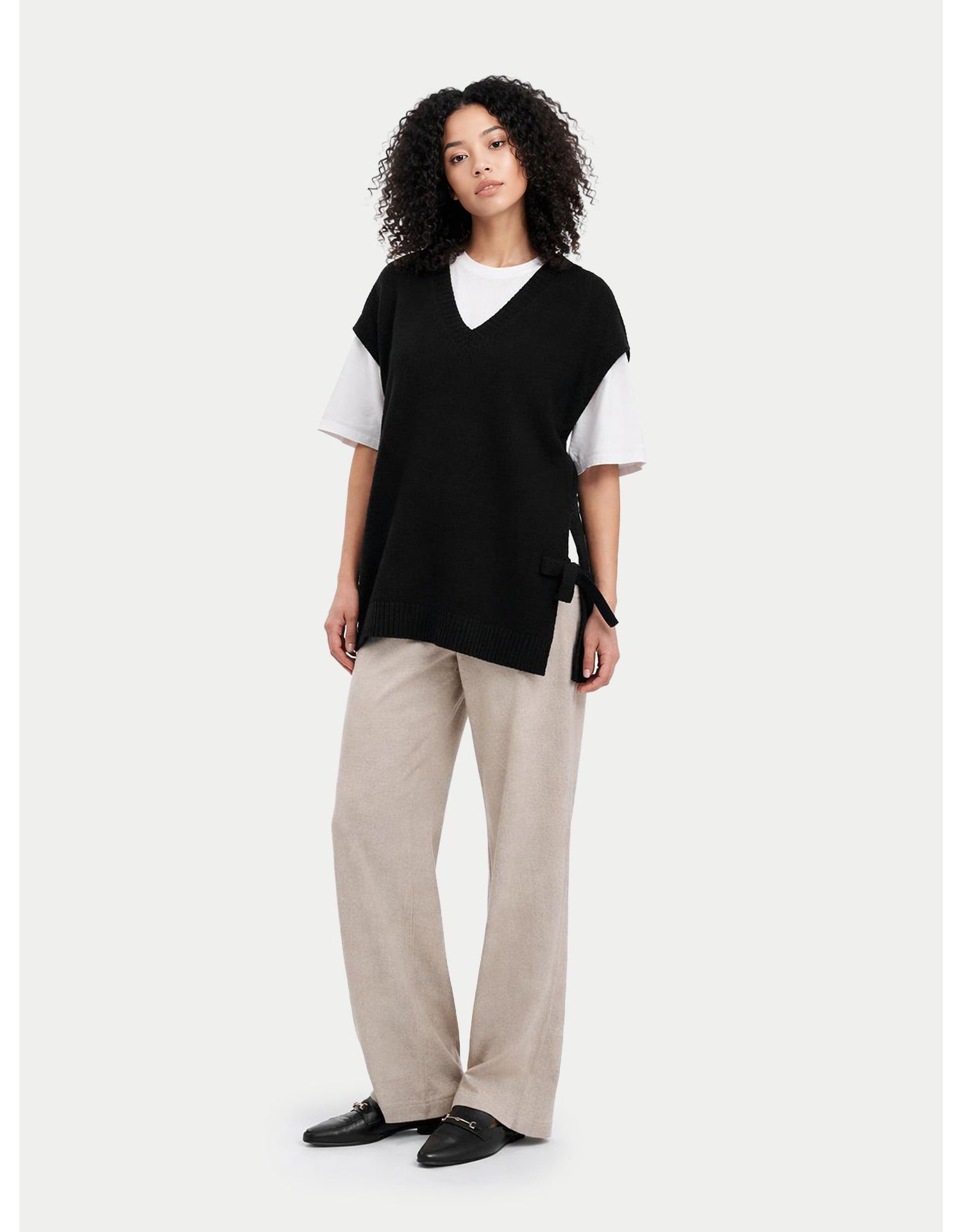Maternity V-neck Cashmere Top