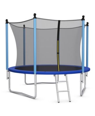 Outdoor Trampoline with Safety Closure Net