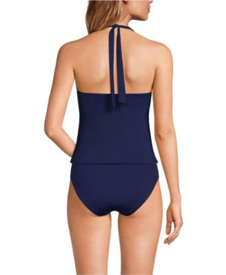 Women's Twist Halter Tankini Top