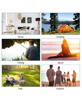 Portable 38 Inch Oversized High Camping Fishing Folding Chair