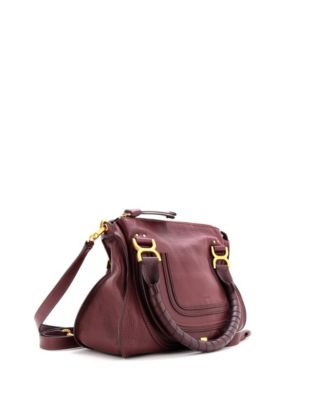 Кожаная сумка Chloe Medium Marcie, бывшая в употреблении