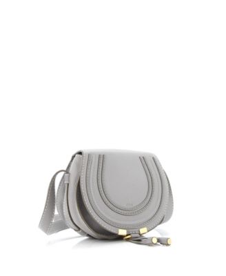 Кожаная сумка через плечо Chloe Mini Marcie, бывшая в употреблении