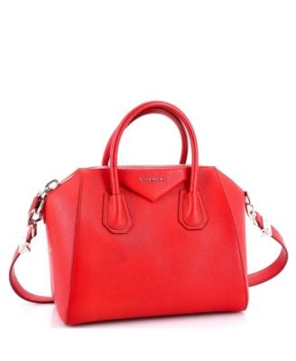 Бывшая в употреблении маленькая кожаная сумка Antigona от Givenchy