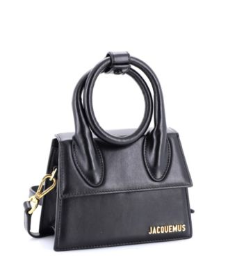 Кожаная сумка Jacquemus Le Chiquito Noeud, бывшая в употреблении