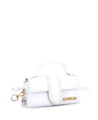 Кожаная сумка Jacquemus Le Bambino с верхней ручкой и клапаном, бывшая в употреблении