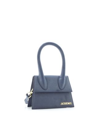 Замшевая сумка Jacquemus Le Chiquito Noeud, бывшая в употреблении