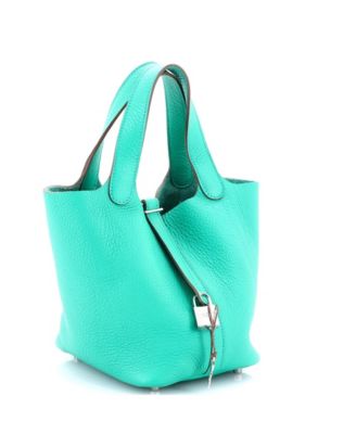 Бывшая в употреблении сумка Hermes PM с замком Picotin Clemence