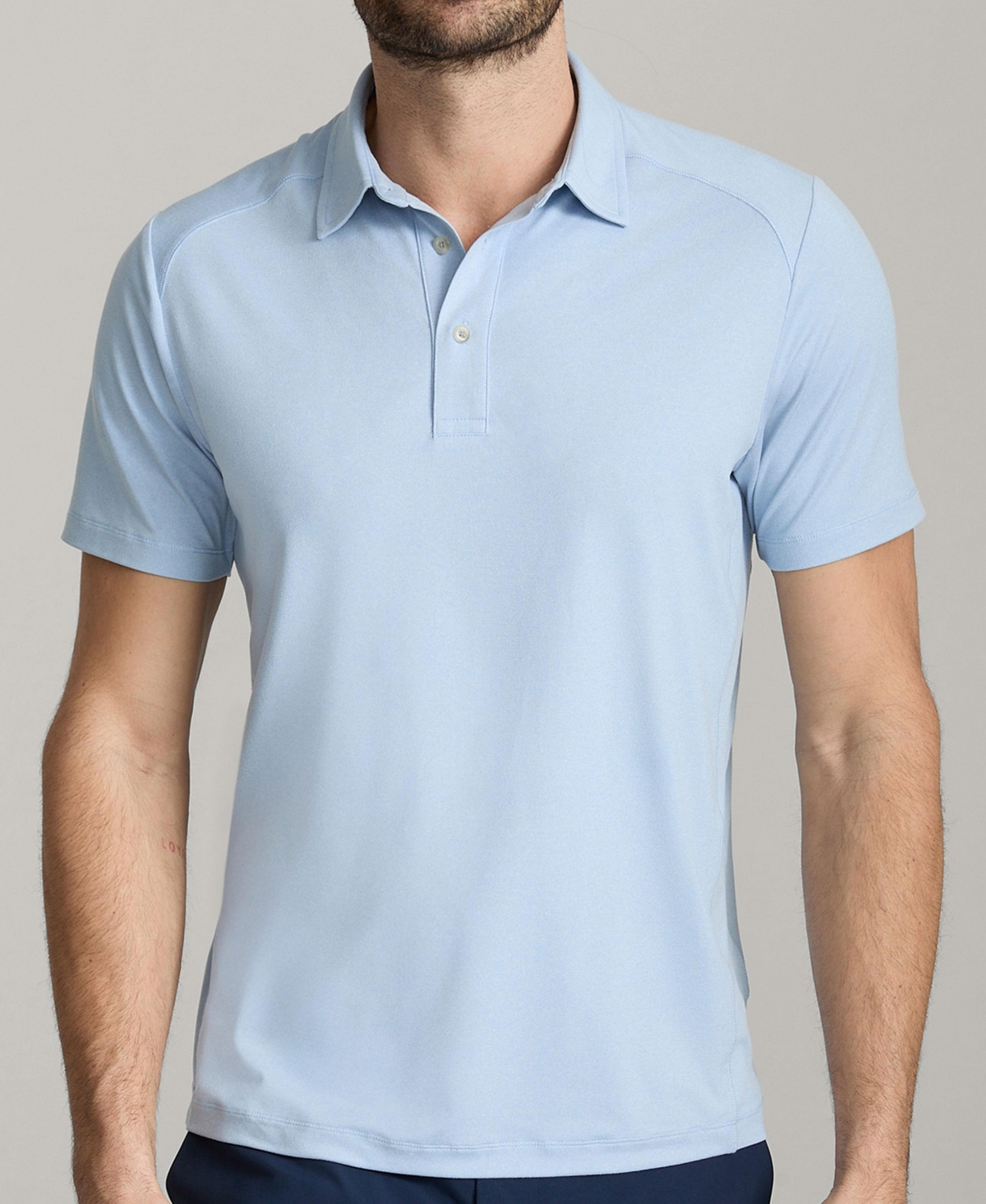 Men's Clavidor Performance Polo - Blue fog