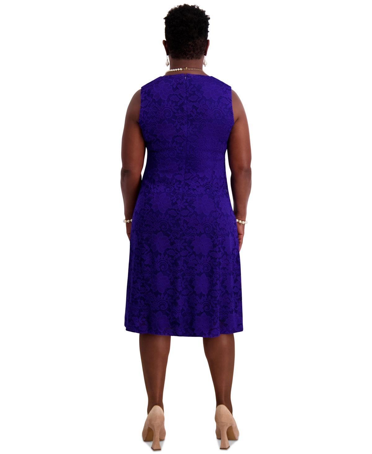 Kasper Women's Sleeveless Fit & Flare Dress, Regular & Plus Sizes