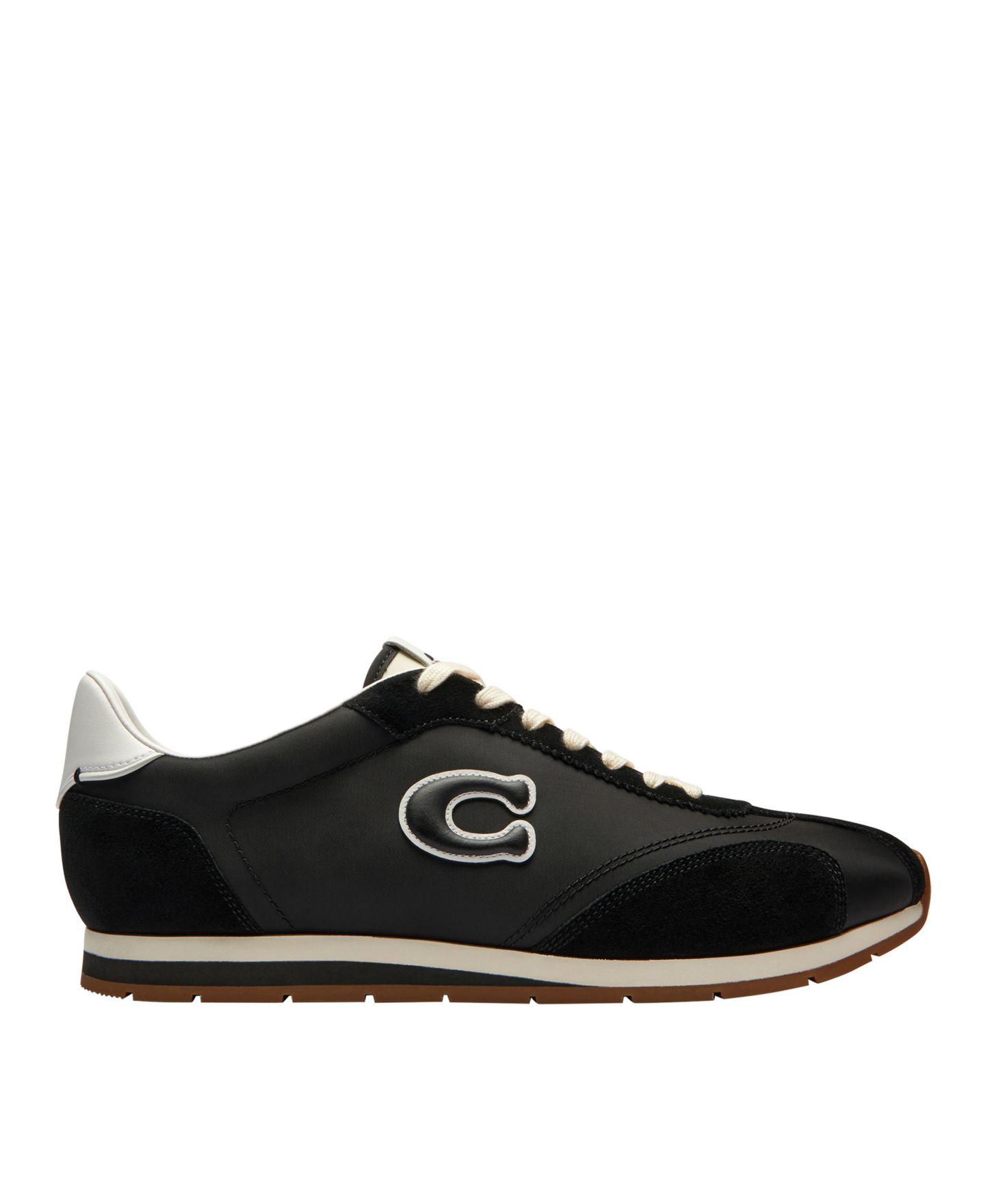 Мужские кроссовки COACH Flat Lace Up, цвет: Чёрный — фото 2