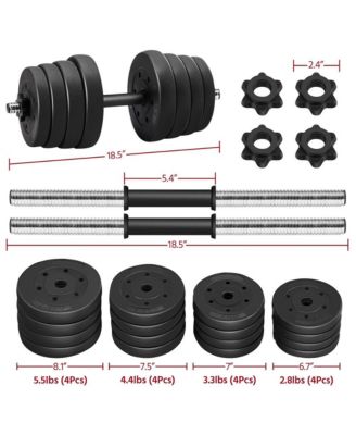66lb Adjustable Dumbbell Set