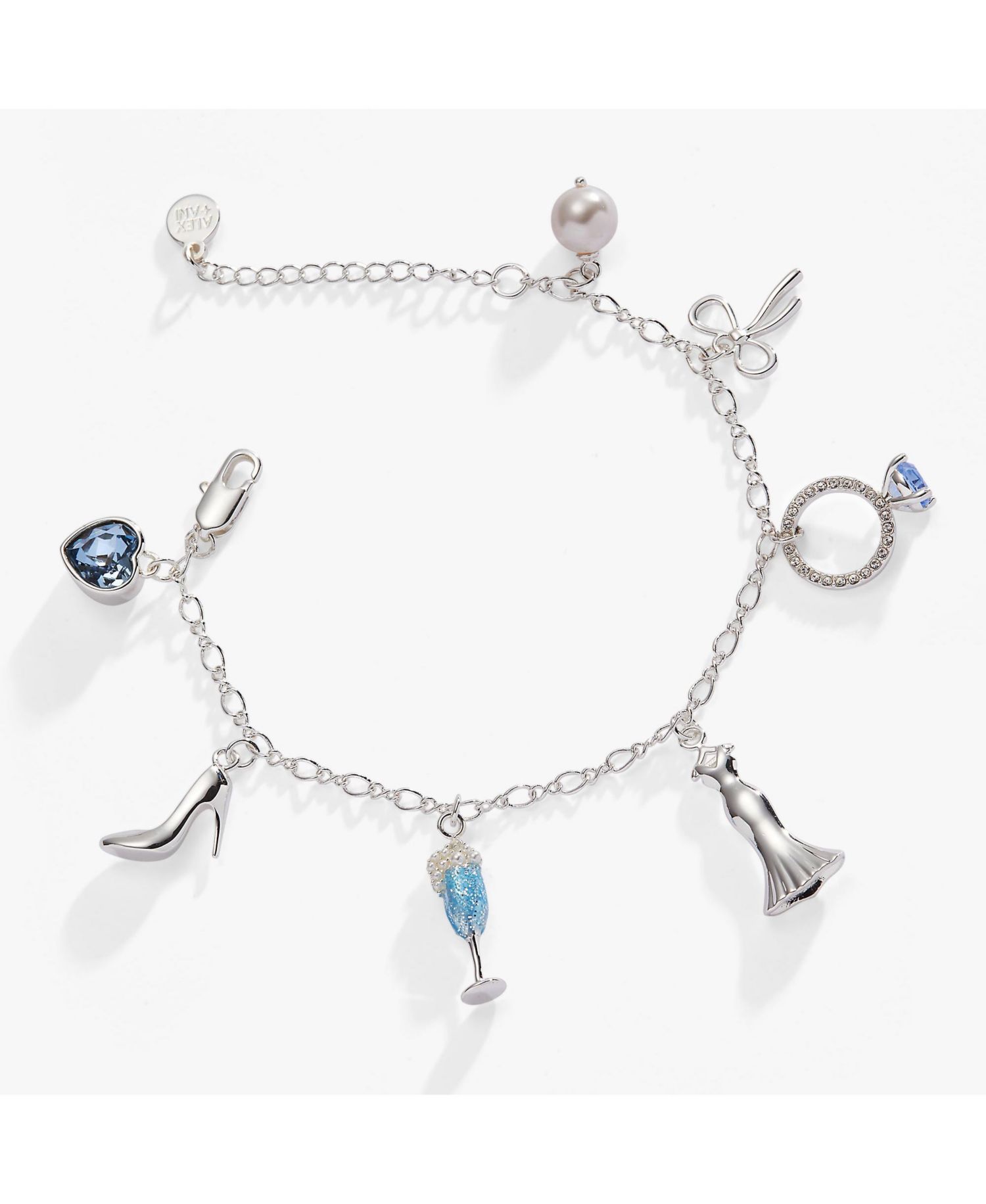 Bridal Multi Charm Bracelet