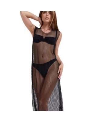 Женское платье-футляр Flirtt Gottex со стразами в виде решетки