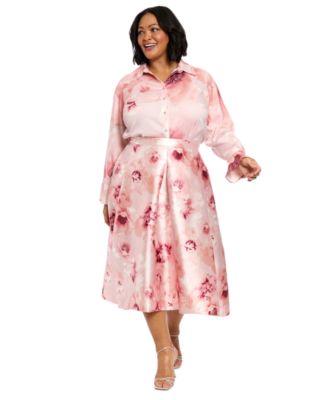 Plus Size Floral-Print Top