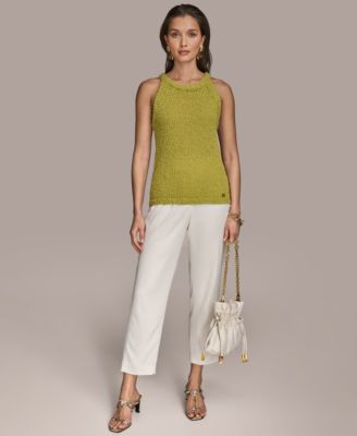 Donna Karan New York Women's Textured Knit Sleeveless Top
