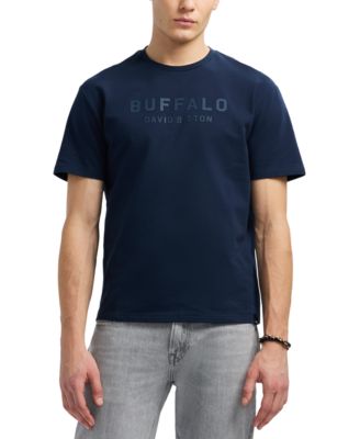 Buffalo David Bitton - Men's Tomba Short Sleeve Crewneck Raised Logo Graphic T-Shirt
