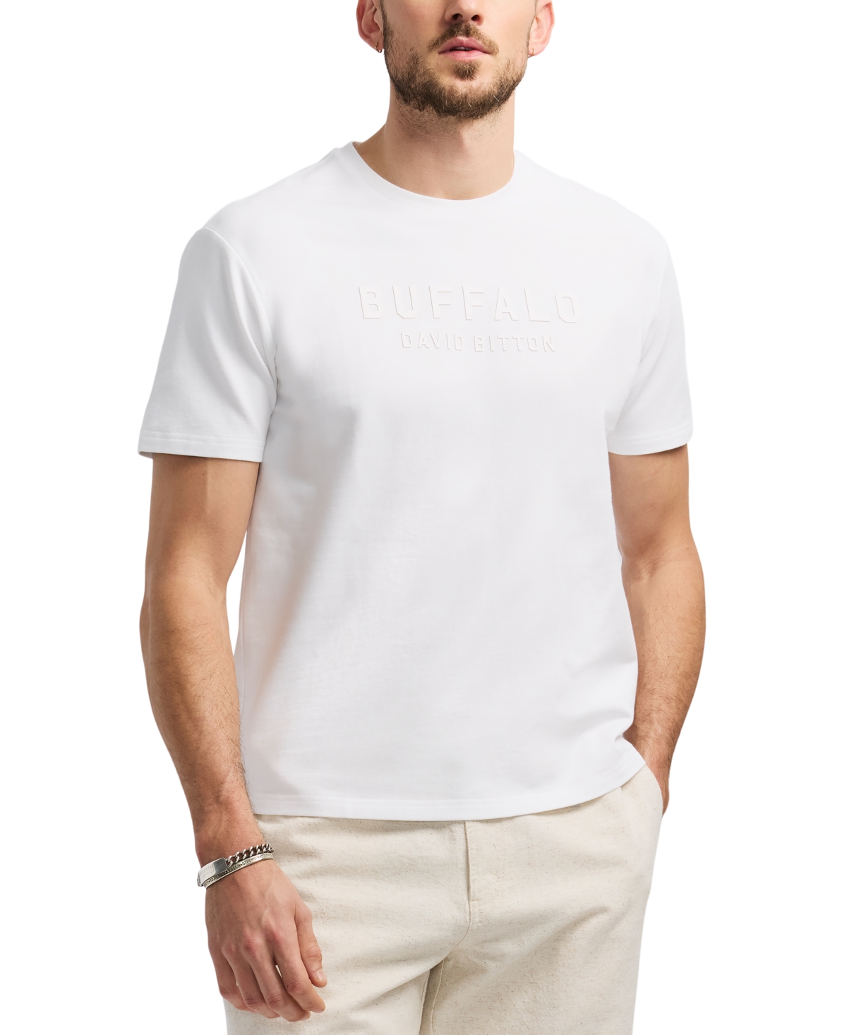 Men's Tomba Short Sleeve Crewneck Raised Logo Graphic T-Shirt - Whale