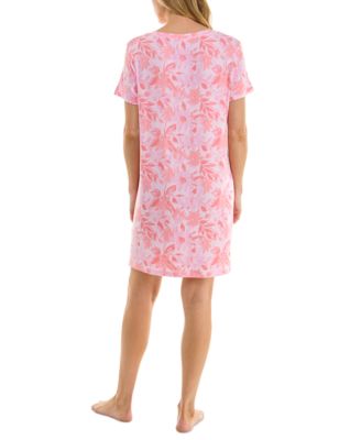 Women's Printed Short-Sleeve Sleepshirt