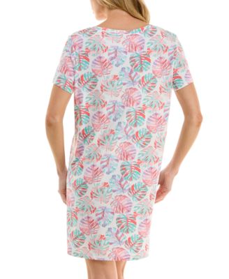 Women's Printed Short-Sleeve Sleepshirt