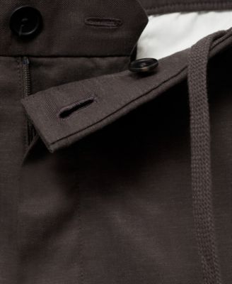 Men's Slim-Fit Fluid Bermuda Shorts