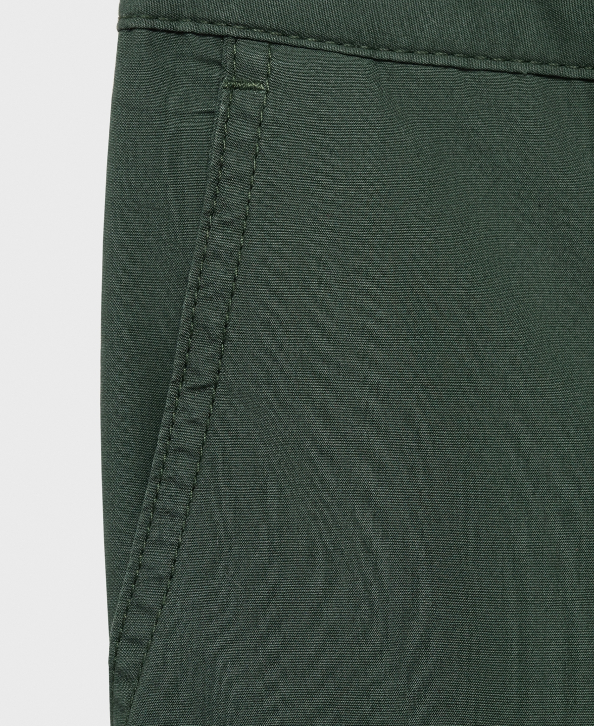 Mango Drawstring Straight Leg Poplin Pants In Green