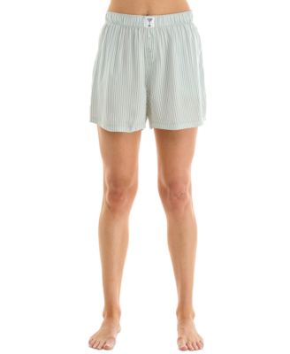 Women's 2-Pk. Printed Mid-Rise Boxer Shorts