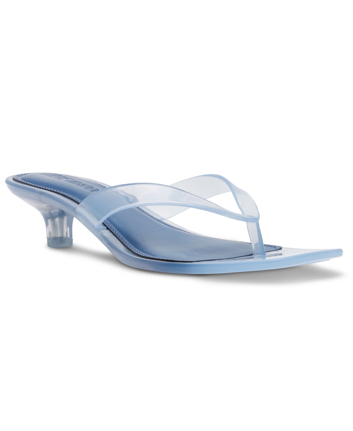 Shop Steve Madden Women's Tracie-j Kitten-heel Jelly Thong Sandals