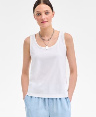 On 34th - Women's Cotton Striped Tank Top