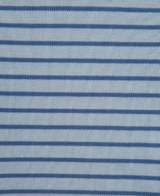 Baby Boys Cotton Striped T-Shirt & Dino Overalls Set  