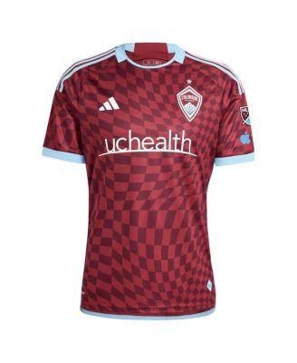 Мужская майка Adidas Jordje Mihailovic бордового цвета Colorado Rapids 2024 One Flag Kit Аутентичная футболка игрока