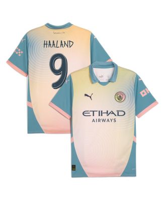 Puma - Men's Erling Haaland Blue Manchester City 2024/25 Fourth Replica Player Jersey