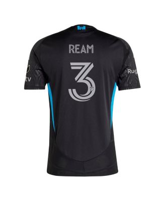 Men's Tim Ream Black Charlotte FC 2025 Fortress Kit Authentic Player Jersey
