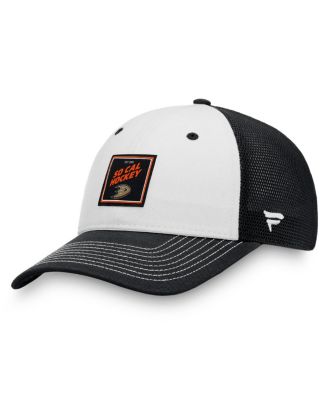 Fanatics - Men's Black/White Anaheim Ducks Block Party Snapback Hat