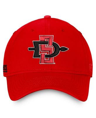 Мужская красная шапка Top of the World от San Diego State Aztecs Reflex Flex от Top of the World