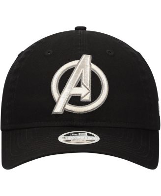 Женская черная шляпа New Era The Avengers 9 TWENTY с регулируемой длиной