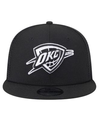 Мужская черная кепка дальнобойщика Oklahoma City Thunder 9FIFTY Snapback от New Era