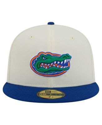 Мужская приталенная шляпа New Era кремового цвета Florida Gators Chrome 59 размера 