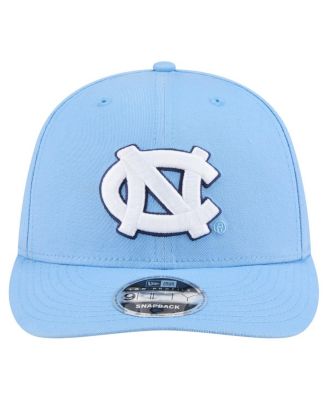 Мужская кепка-бейсболка New Era Carolina Blue North Carolina Tar Heels с низким профилем длиной 9 футов 5 дюймов