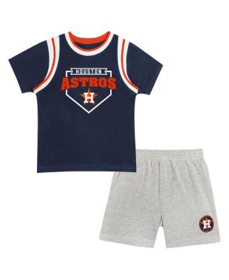 Outerstuff - Preschool Houston Astros Loaded Base T-Shirt Shorts Set