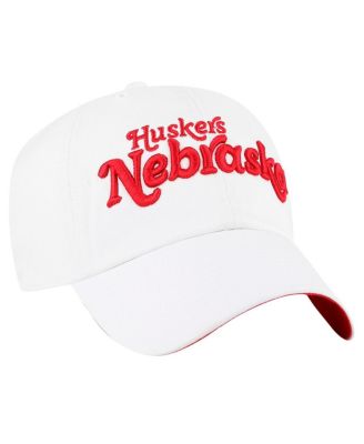 Женская белая шапка Nebraska Huskers Pensacola Clean Up с регулируемой посадкой от бренда '47