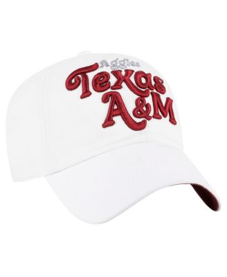 Женская белая шляпа Texas A & M Aggies Pensacola Clean Up с регулируемой длиной, от бренда '47
