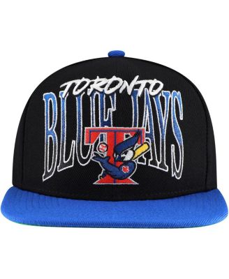Мужская черная кепка-бейсболка Mitchell & Ness Toronto Blue Jays Rise Up Snapback