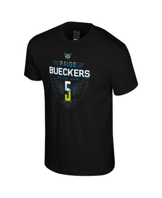 Stadium Essentials Mens and Womens Paige Bueckers Black Dallas Wings 2025 WNBA Draft Player Runaway T-Shirt 6890₽
